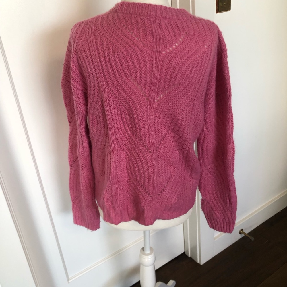 Madewell Charley Pullover Sweater in Pink Sz S #0473 - Picture 8 of 8